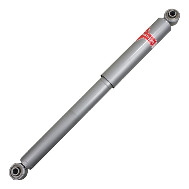 KYB — The KYB Gas-a-just monotube shock absorber has additional performance advantages over the traditional twin-tube design: It can instantly, automatically adjust to your performance needs and never experiences fade due to aeration. The KYB Gas-a-just has two separate working chambers: An air-free hydraulic piston and valve area for responsiveness and control, and a second high-pressure nitrogen gas area with a floating piston that provides a comfortable ride during normal driving and adds instant p
High Pressure Monotube Gas Shock