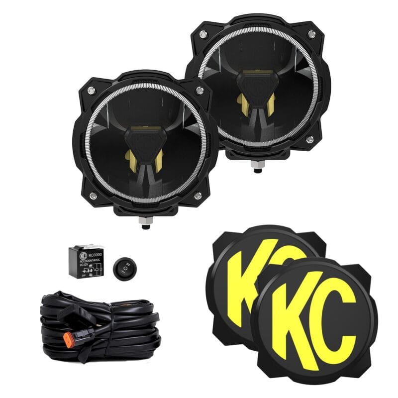 KC HiLiTES — Gravity(r) Titan(tm) 6" LED - Pair Pack - SAE Driving Beam