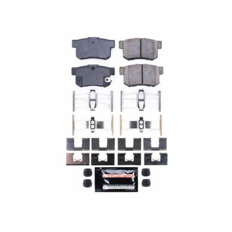 PowerStop — PowerStop - Z23 Daily Driver Carbon-Fiber Ceramic Brake Pads with Hardware Kit