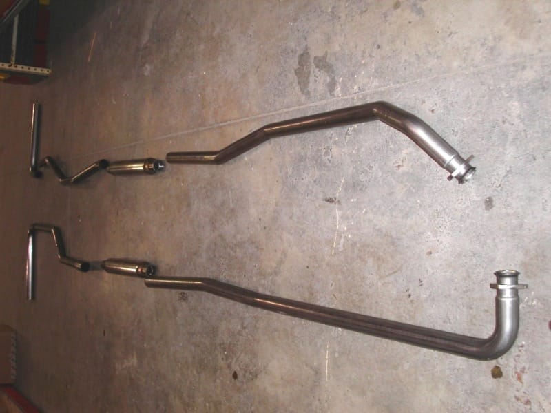 Stainless Works — Stainless Works Catback Duall Smooth Tube Mufflers Factory Connect
