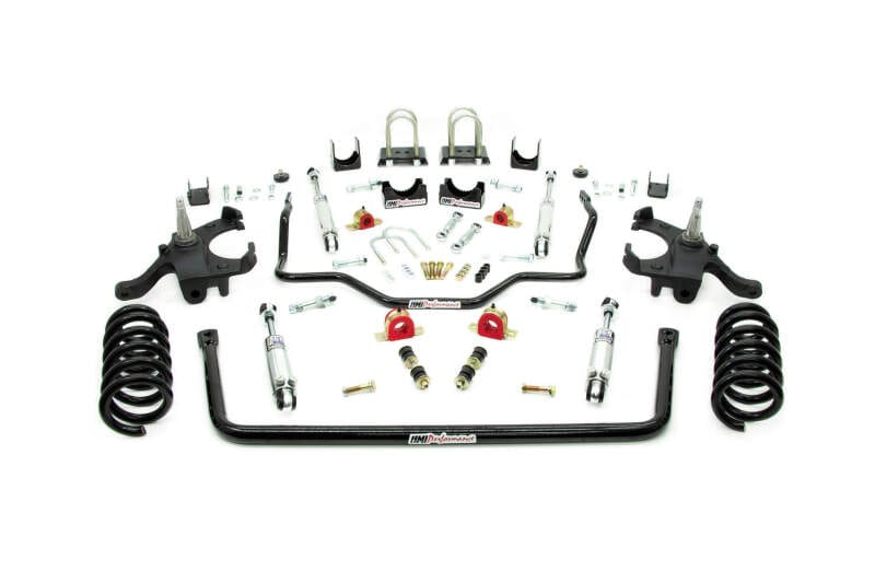 UMI Performance — Stage 2.5 kit: 4.5″/6″ drop, sway bars, and Viking adjustable shocks.