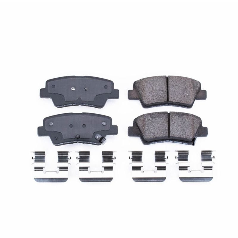 PowerStop — PowerStop - Z17 Low-Dust Ceramic Brake Pads with Hardware