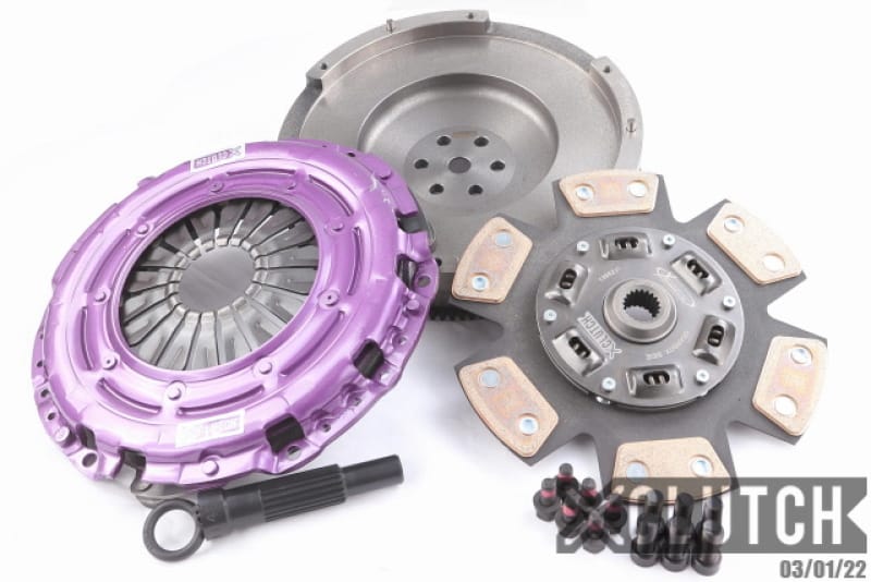 XCLUTCH — Clutch Kit Inc Flywheel + HRB; Stage 2  Sprung Ceramic Clutch Disc