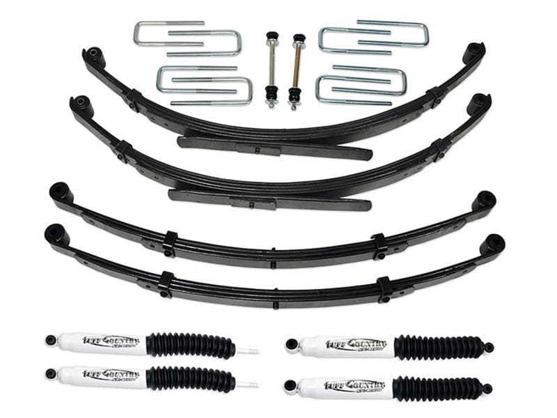 Tuff Country — 1979-1985 Toyota Truck 4x4-3.5in. Lift Kit with Rear Leaf Springs by (No Shocks)