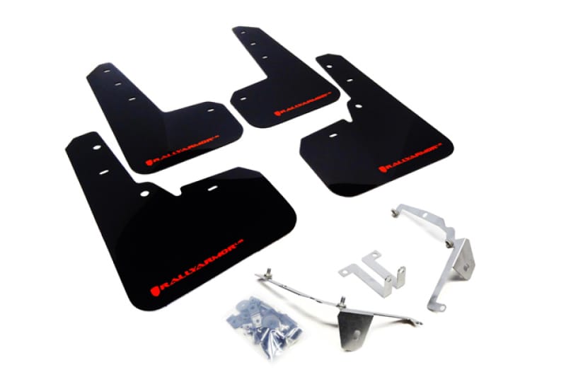Rally Armor — Red Mud Flap/White Logo