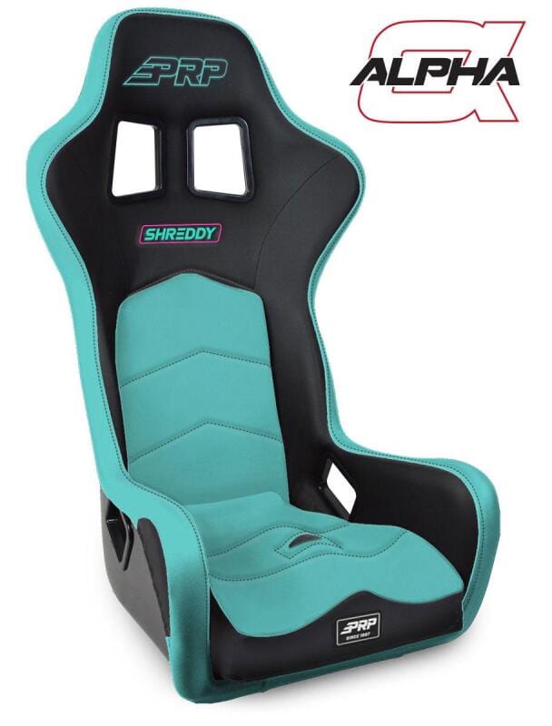 PRP Seats — PRP Shreddy Alpha Composite Seat- Teal / Black