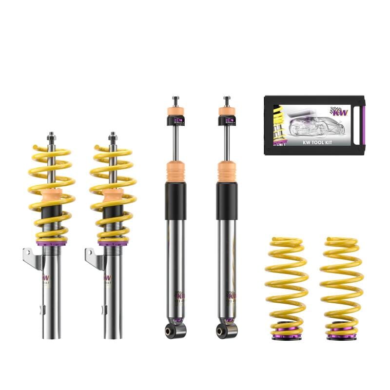 KW — Height Adjustable Coilovers with Independent Compression and Rebound Technology
KW COILOVER KIT V3 - 352800CJ