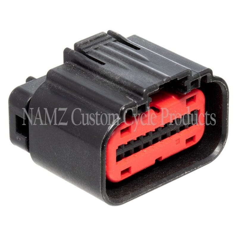 NAMZ — NAMZ 12-20 V-Twin FX Models AMP 18-Position Female Connector Kit w/Terminals (HD 72664-12)