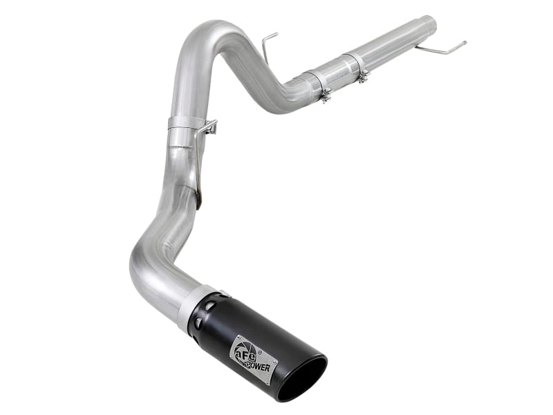 aFe — Atlas 4 IN Aluminized Steel DPF-Back Exhaust System w/ Black Tip