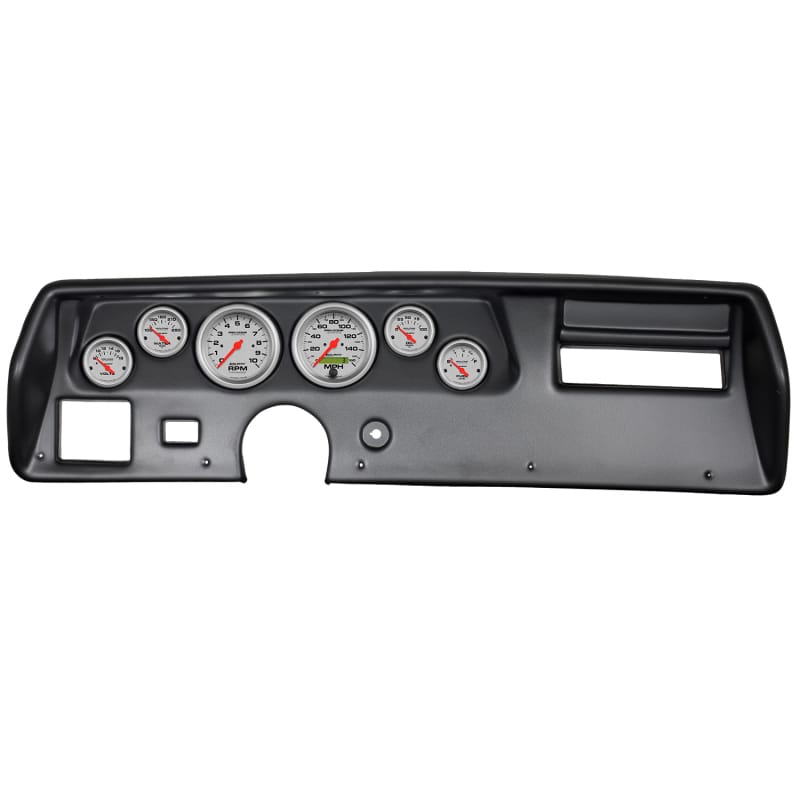 AutoMeter — GAUGE KIT, 6 PC, CHEVELLESS/ELCAMINO/MONTE 70-72, RPM/MPH/FUEL/OILP/WTMP/BAT, UL