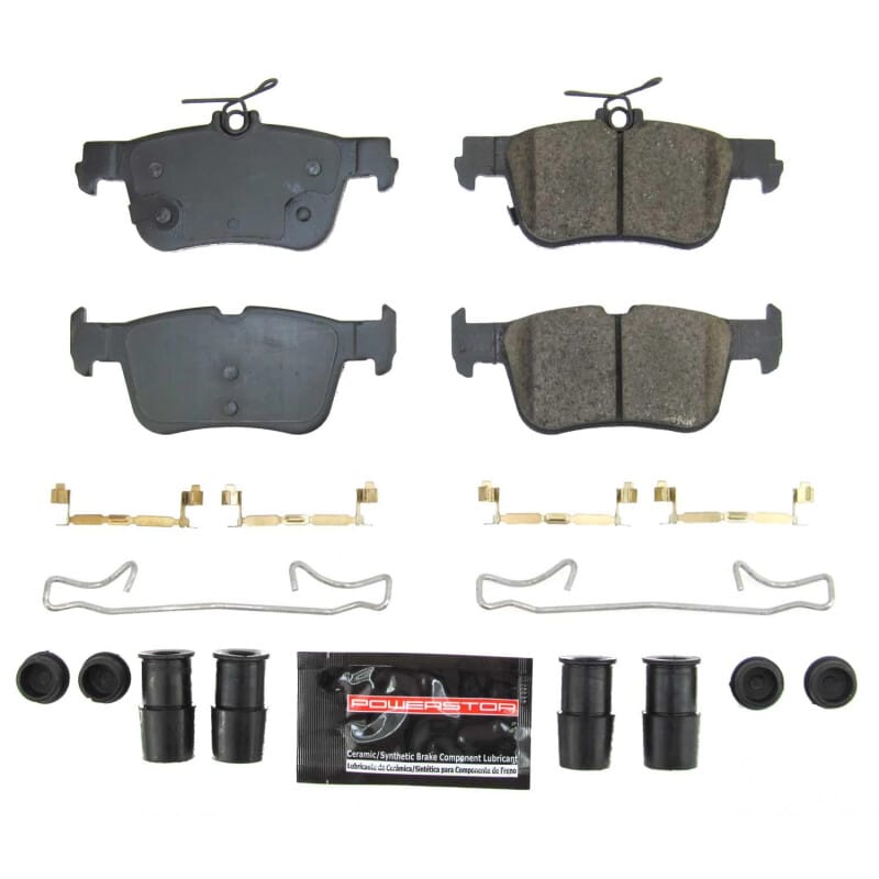 PowerStop — PowerStop - Z23 Daily Driver Carbon-Fiber Ceramic Brake Pads with Hardware Kit