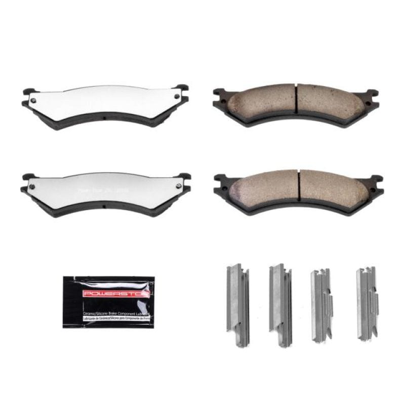 PowerStop — PowerStop - Z36 Truck and SUV Carbon-Fiber Ceramic Brake Pads with Hardware Kit