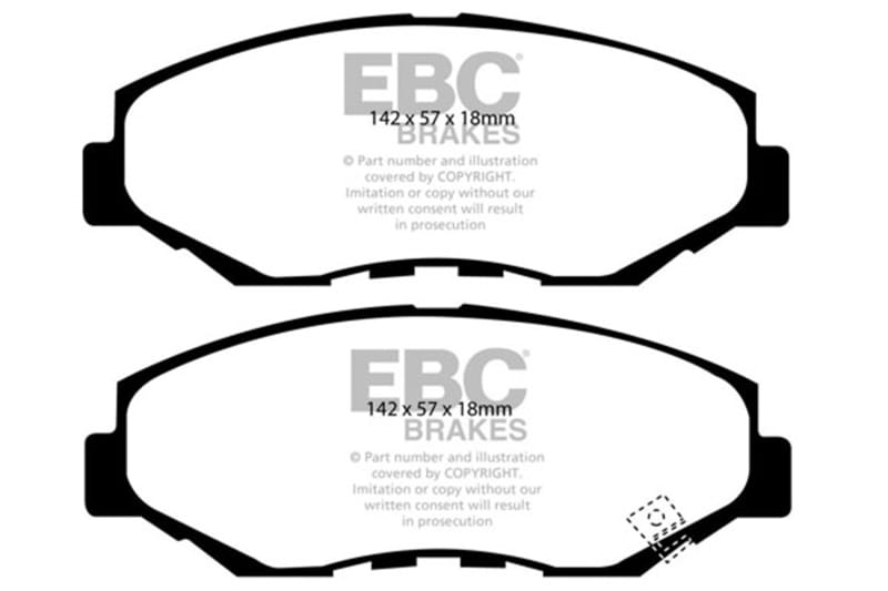 EBC — Redstuff Ceramic Low Dust Brake Pads