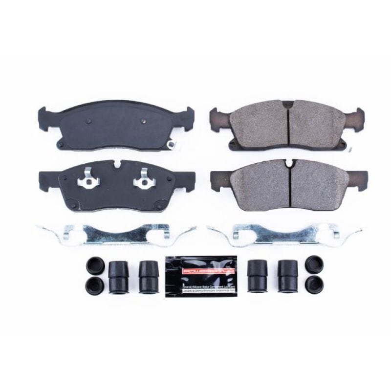 PowerStop — PowerStop - Z23 Daily Driver Carbon-Fiber Ceramic Brake Pads with Hardware Kit
