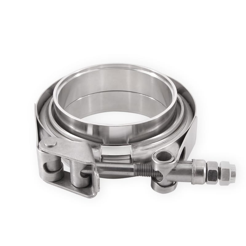 Mishimoto — V-Band Clamp, Stainless-Steel, w/Flanges, 2 in (50.8mm)