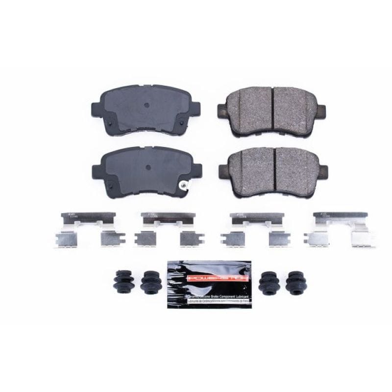 PowerStop — PowerStop - Z23 Daily Driver Carbon-Fiber Ceramic Brake Pads with Hardware Kit