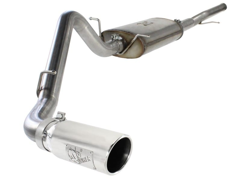 aFe — MACH Force-Xp 3 IN 409 Stainless Steel Cat-Back Exhaust System w/Polished Tip