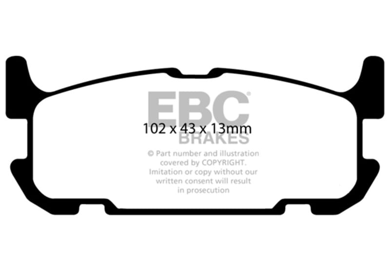 EBC — Greenstuff 2000 Series Sport Brake Pads