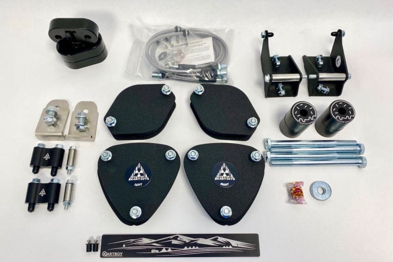 Kartboy — Kartboy 18-21 Subaru Crosstrek/Forester 1.5in Lift Kit - Wrinkle Black Anodized