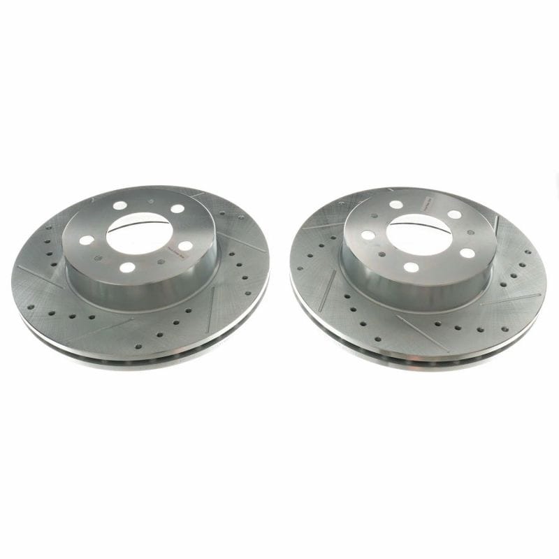 PowerStop — PowerStop Evolution Performance Drilled, Slotted & Plated Brake Rotor Pair