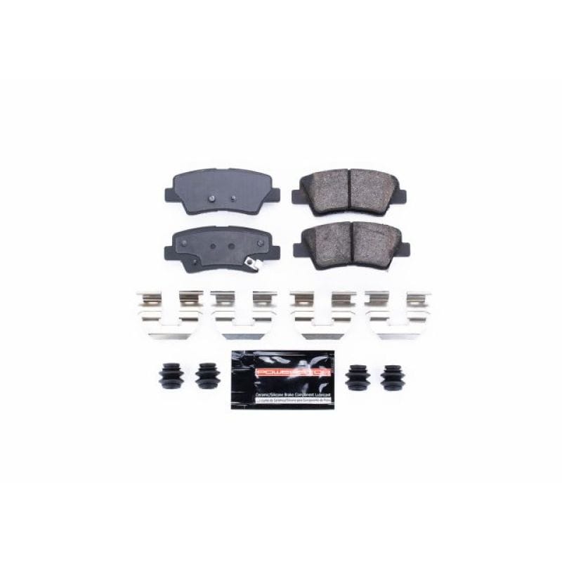 PowerStop — PowerStop - Z23 Daily Driver Carbon-Fiber Ceramic Brake Pads with Hardware Kit
