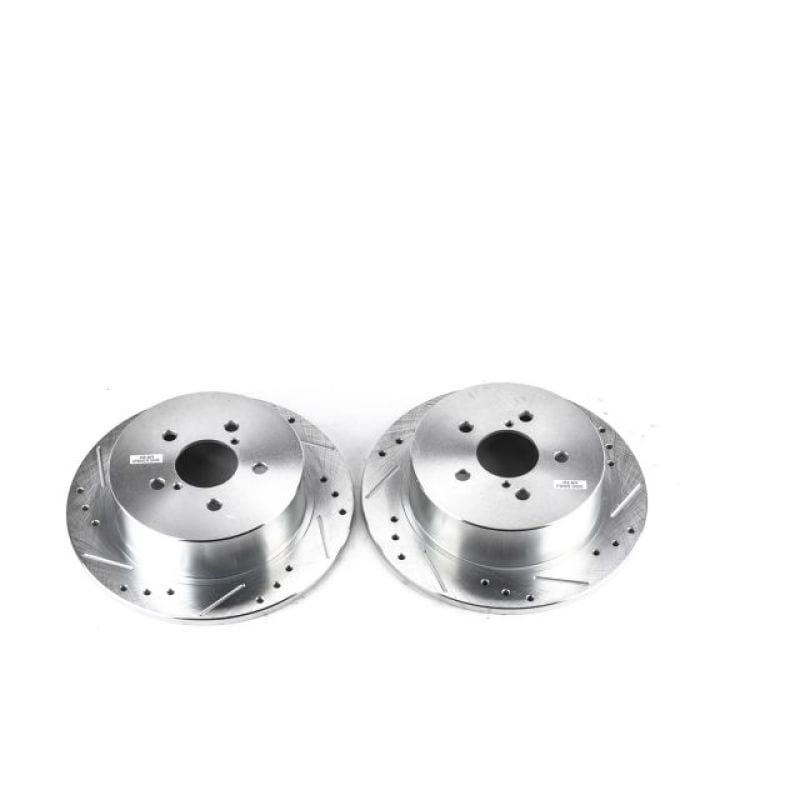 PowerStop — PowerStop Evolution Performance Drilled, Slotted & Plated Brake Rotor Pair