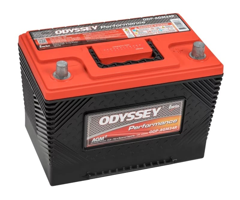 Odyssey Battery — battery, auto, Odyssey ODP-AGM34R, group 34R AGM