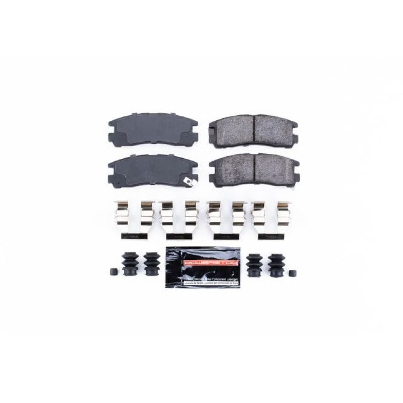 PowerStop — PowerStop - Z23 Daily Driver Carbon-Fiber Ceramic Brake Pads with Hardware Kit