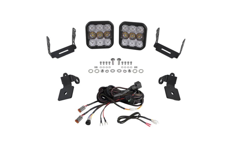 Diode Dynamics — Diode Dynamics 20-Present Polaris RZR A-Pillar LED Pod Kit SS5 Pro - White Combo