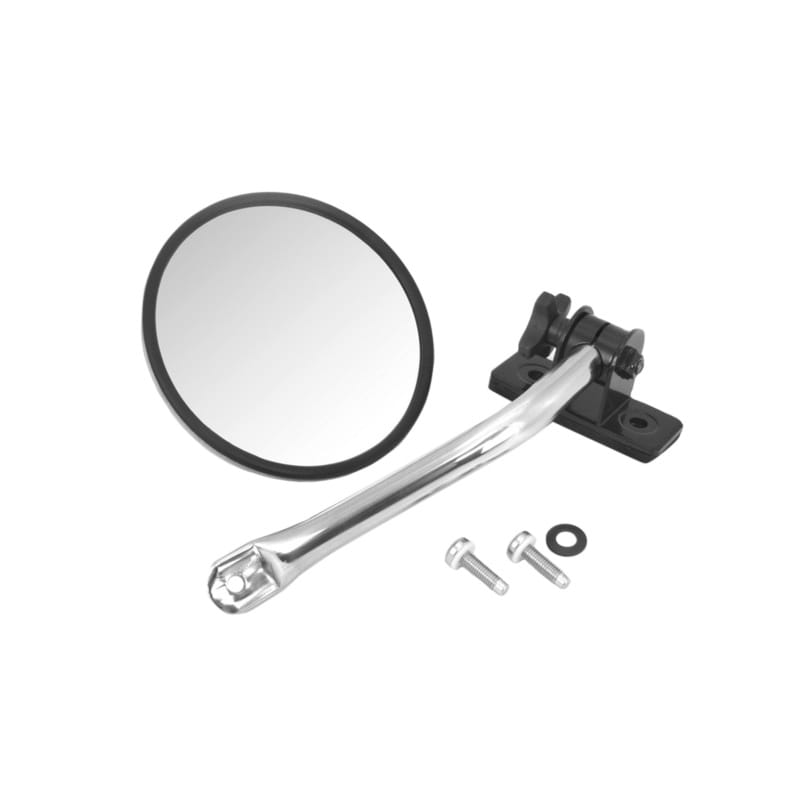 Rugged Ridge — Quick Release Mirror Relocation Kit, Stainless; 97-18 Jeep Wrangler
Door Mirror Relocation Kit