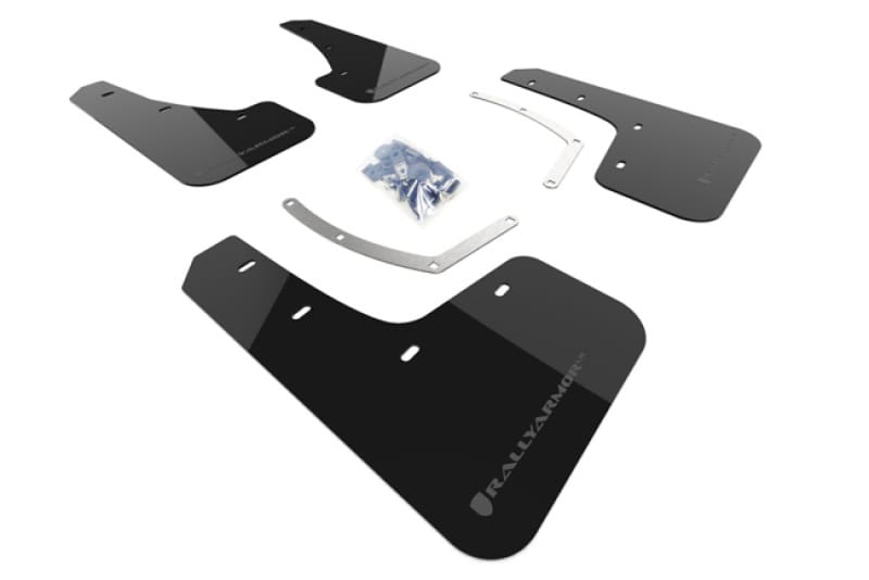 Rally Armor — Black Mud Flap/Grey Logo