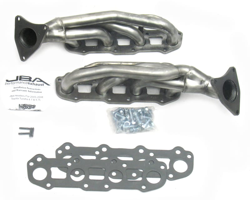 JBA — JBA 07-09 Toyota 4.7L V8 1-1/2in Primary Raw 409SS Cat4Ward Header
Exhaust Header
