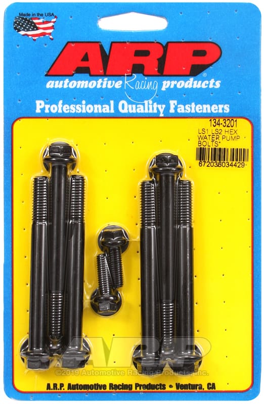 ARP — ARP LS1 / LS2 Water Pump w/ Thermostat Housing SS Hex Bolt Kit