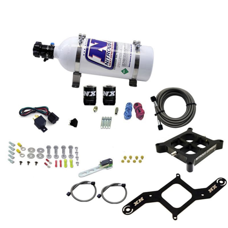 Nitrous Express — Nitrous Express 4500 Covert Crossbar Plate System Pro Power 100-500HP (5lb Bottle)
Injection System Kit