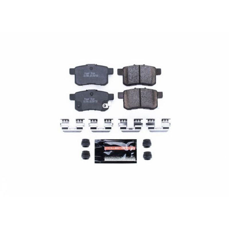 PowerStop — PowerStop - Z23 Daily Driver Carbon-Fiber Ceramic Brake Pads with Hardware Kit