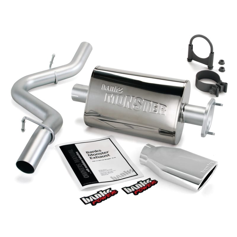 Banks Power — Monster Exhaust System for 2004-2006 Jeep Wrangler TJ and LJ Unlimited 4.0L
Monster® Exhaust System