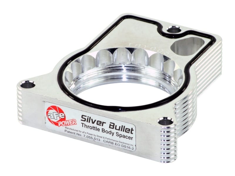 aFe — Silver Bullet Throttle Body Spacer Kit
Silver Bullet Throttle Body Spacer