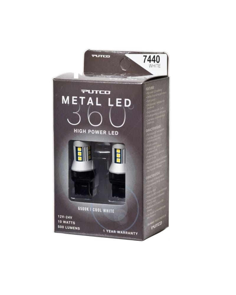 Putco — Putco 7440 - White Metal 360 LED
Bulb