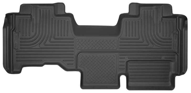 Husky Liners — Husky Liners 09-14 Ford F150 Ext Cab WeatherBeater Black 2nd Seat Floor Liners