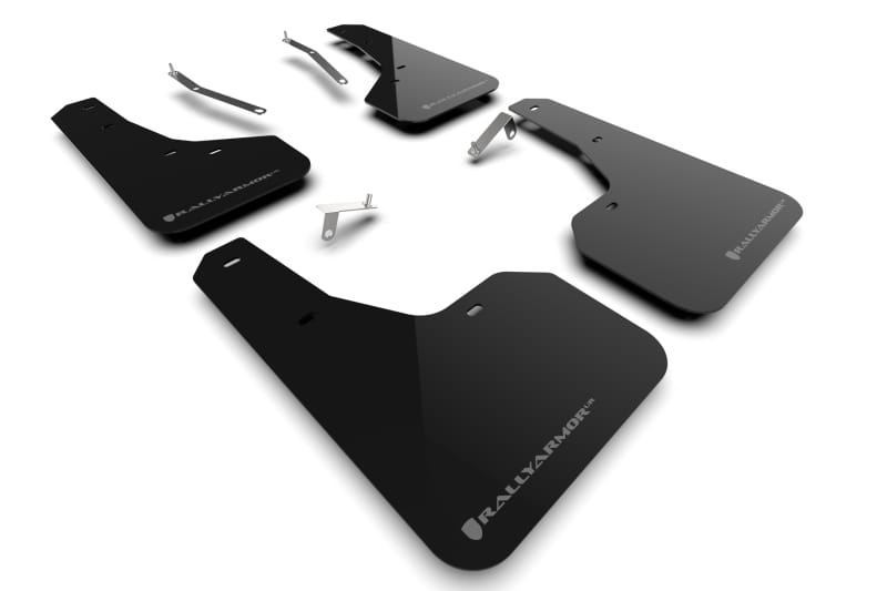 Rally Armor — Black Mud Flap/Grey Logo
