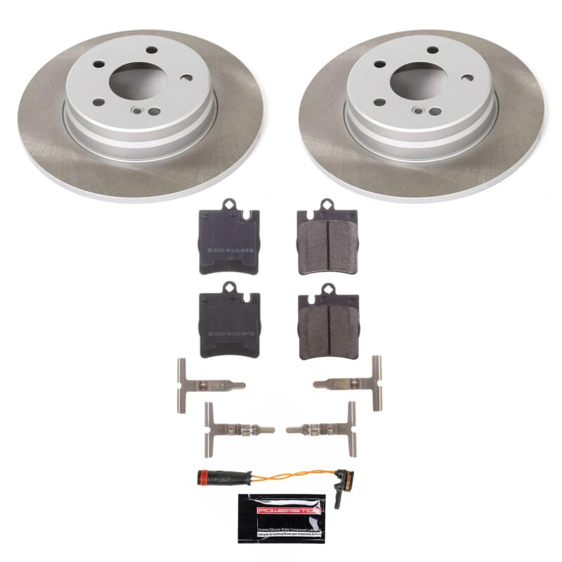 PowerStop — Semi-Coated Rotor and Low-Dust Ceramic Brake Pad Kit
