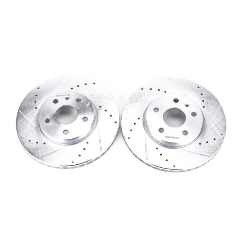 PowerStop — PowerStop Evolution Performance Drilled, Slotted & Plated Brake Rotor Pair