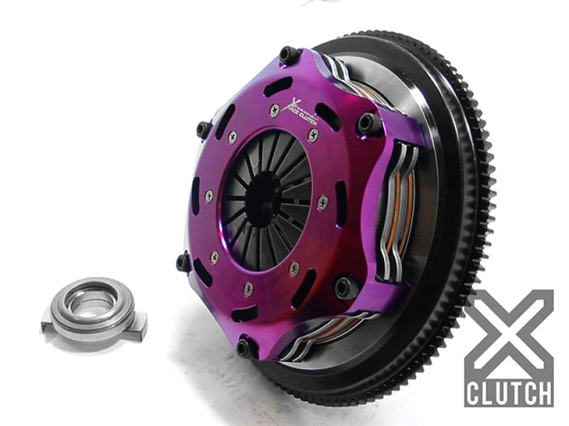 XCLUTCH — Clutch Kit Inc Chromoly Flywheel; 7  1/4" Twin Solid Ceramic Clutch Discs