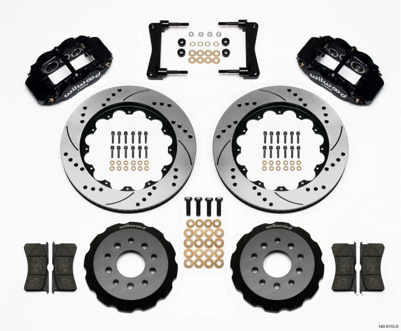 Wilwood — KIT,FRONT,MUSTANG,2005,FNSL6R,14.00 ROTOR,PERF DRILLED