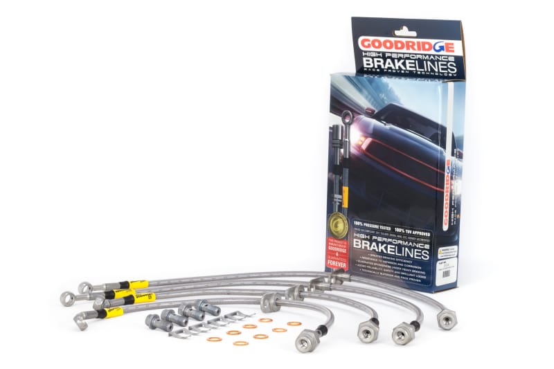 Goodridge — G-STOP SS Braided Brake Line Kit
