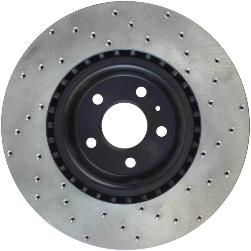 Stoptech — StopTech Sport Cross Drilled Brake Rotor; Front Right