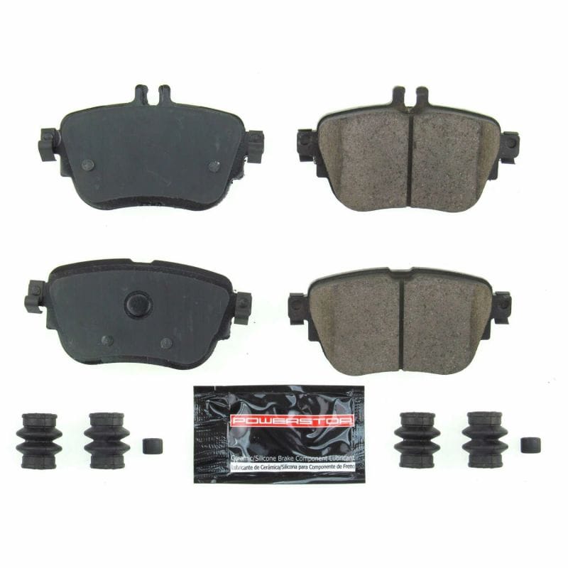 PowerStop — PowerStop - Z23 Daily Driver Carbon-Fiber Ceramic Brake Pads with Hardware Kit