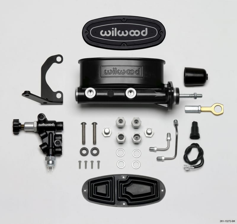 Wilwood — KIT,M/C,TANDEM,7/8,MUSTANG,W/P-VALVE BLACK