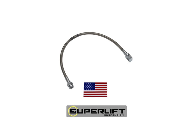 Superlift — Bulletproof Brake Hose - Rear - 66-77 Bronco w/ 3-6" Lift
Bulletproof Brake Hose-Rear-66-77 Bronco w/3-6in. Lift