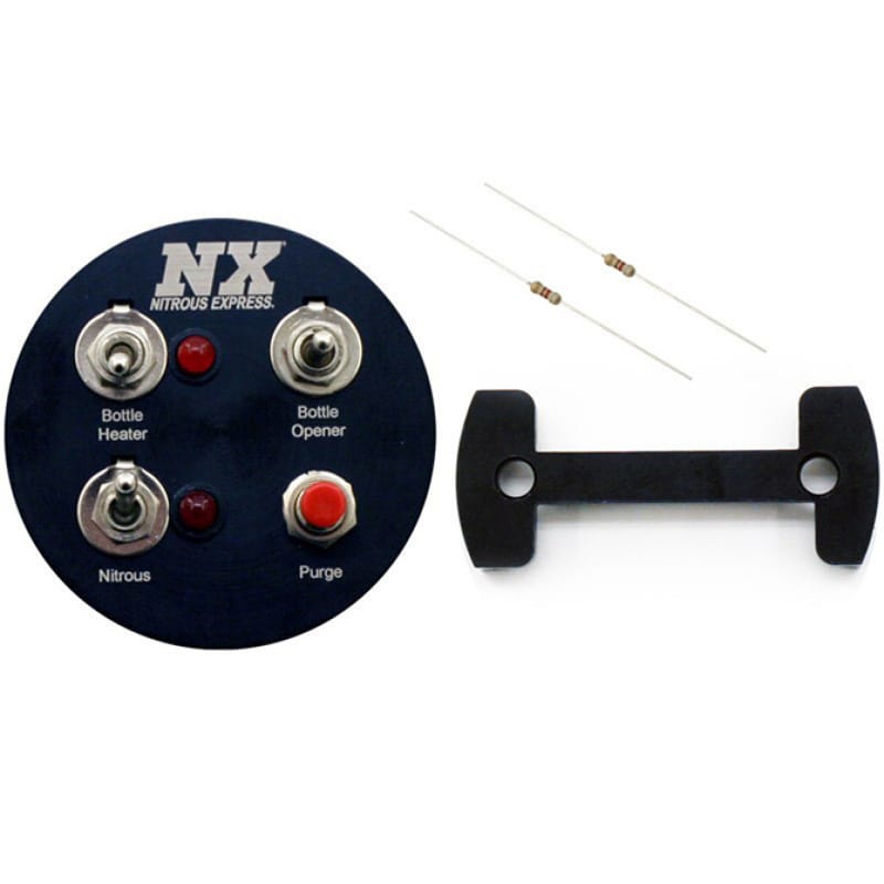 Nitrous Express — Gauge Pod Switch Panel (For 2-1/16" gauge pods)
Multi Purpose Switch Panel Kit